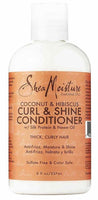Coconut & Hibiscus Curl & Shine Conditioner - 8 OZ - Eva Curly
