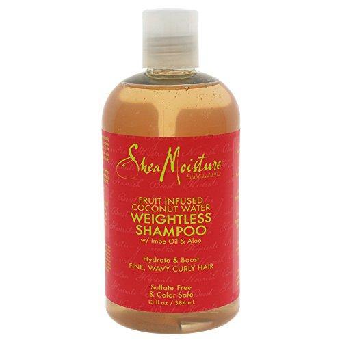 Shea Moisture Fruit Infused Coconut Water Weightless Shampooing 384 ml - Eva Curly