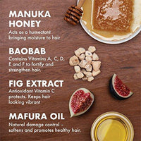Shea Moisture Manuka Honey & Mafura Oil Intensive Hydration Shampoo with African Rock Fig & Baobab Oil 13 oz - Eva Curly