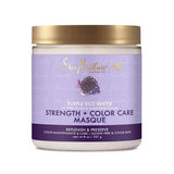 SheaMoisture Purple Rice Water, Strength + Color Care Msque, 13.5 fl oz (399 ml) - Eva Curly