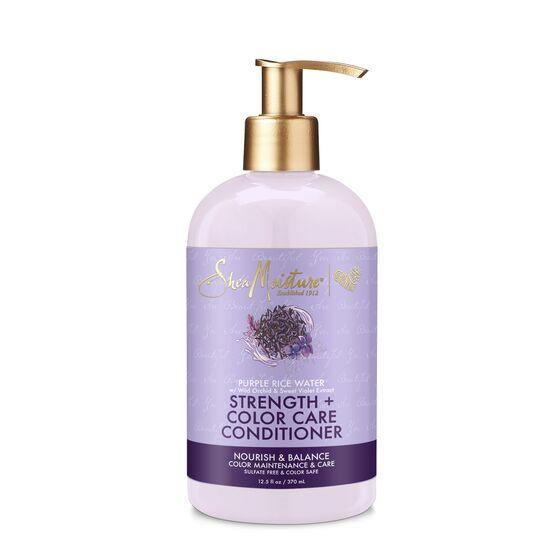 SheaMoisture Purple Rice Water, Strength + Color Care Conditioner (370 ml) - Eva Curly