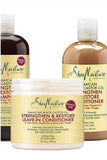 Trio Strengthen & Restore Shea Moisture with Leave-in - Eva Curly