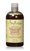 Jamaican Black Castor Oil Strengthen & Restore Shea Moisture Shampoo 16 oz - Eva Curly
