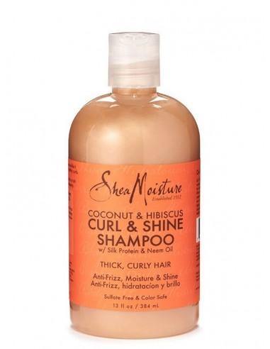 Coconut & Hibiscus Curl & Shine Shampoo - 13 OZ - Eva Curly